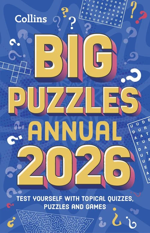 Big Puzzles Annual 2026: Test yourself with topical quizzes, puzzles and games for all the family (Collins Puzzles) Hardback