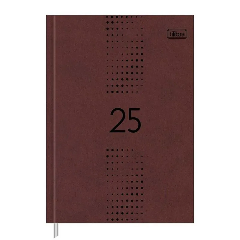 Agenda 2025 Executiva Diária Prátika Bordô Tilibra
