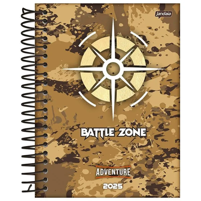 Agenda Diária 2025 Espiral Adventure Battle Zone Jandaia