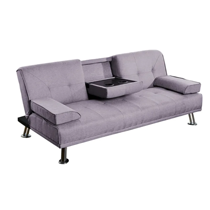Futón Cama Tela Df300 Gris
