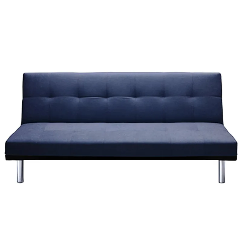 Futón Cama Ecocuero Df02 Azul