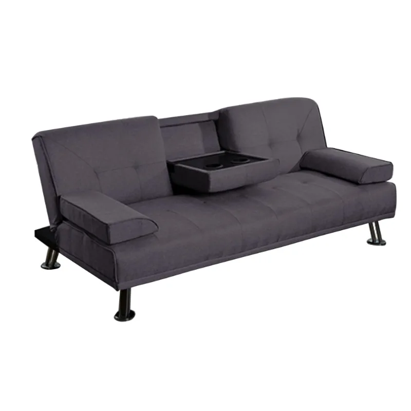 Futón Cama Ecocuero Df300 Smoke