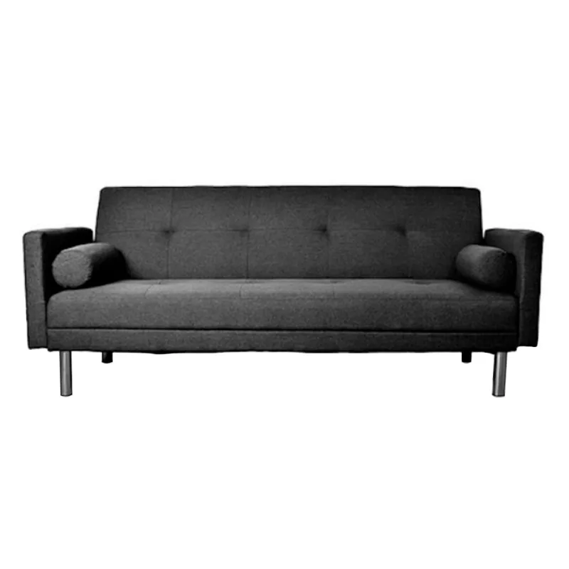 Futón Cama Tela Df175 Negro