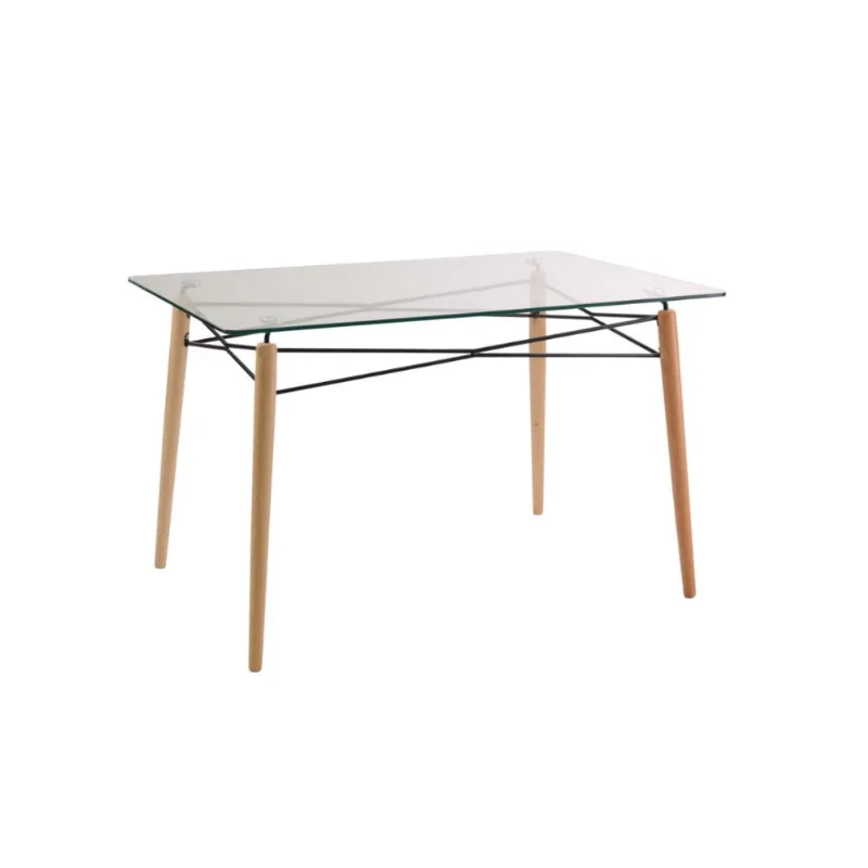 Mesa Eames Z237 Vidrio.