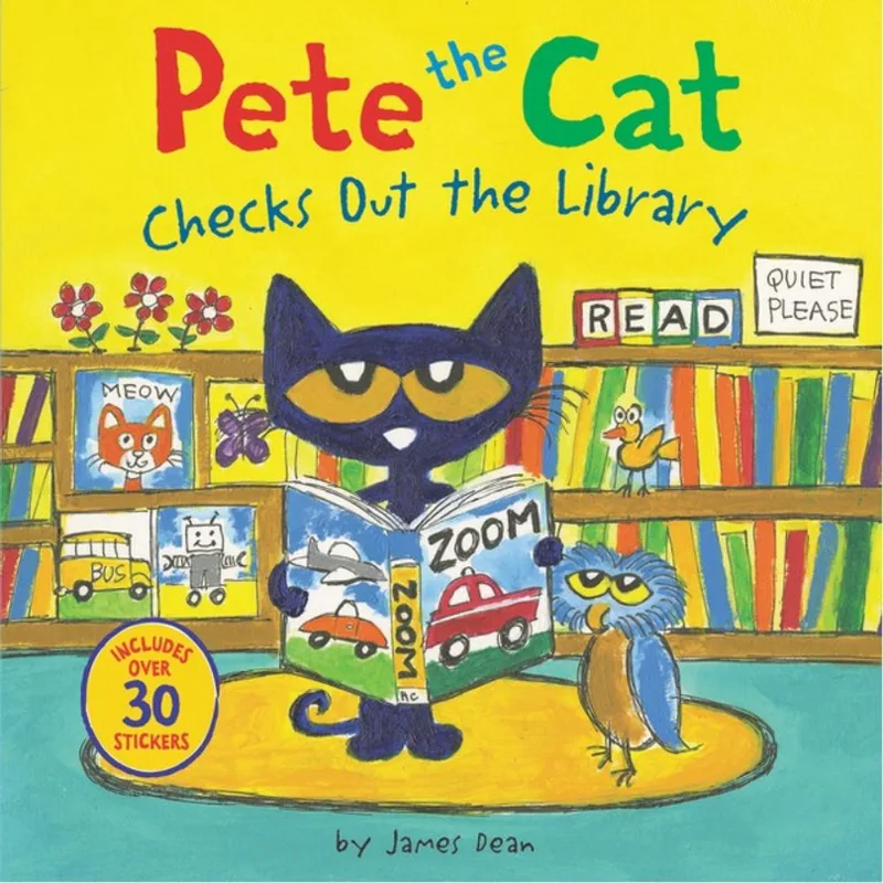 PETE THE CAT - CHECKS OUT THE LIBRARY