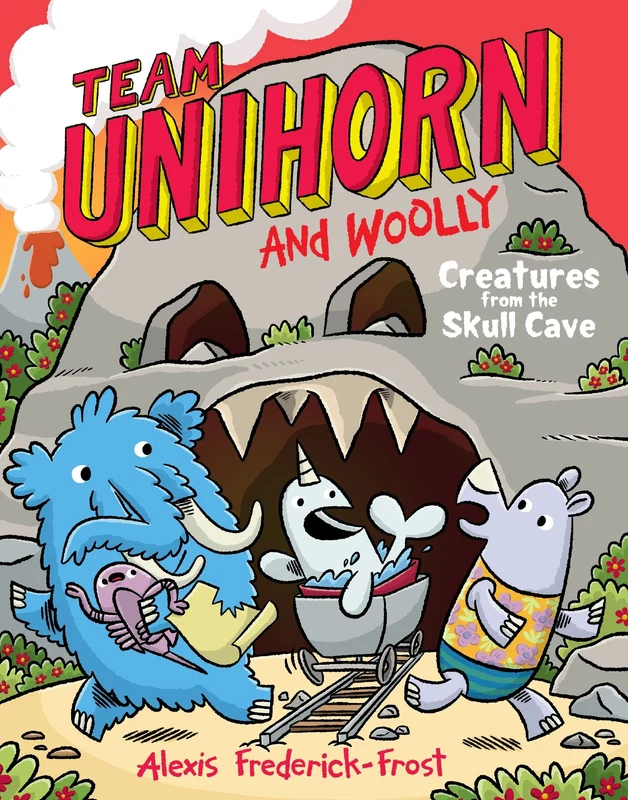 Team Unihorn and Woolly #4: Creatures from the Skull Cave: A Graphic Novel (Team Unihorn and Woolly 4) Paperback