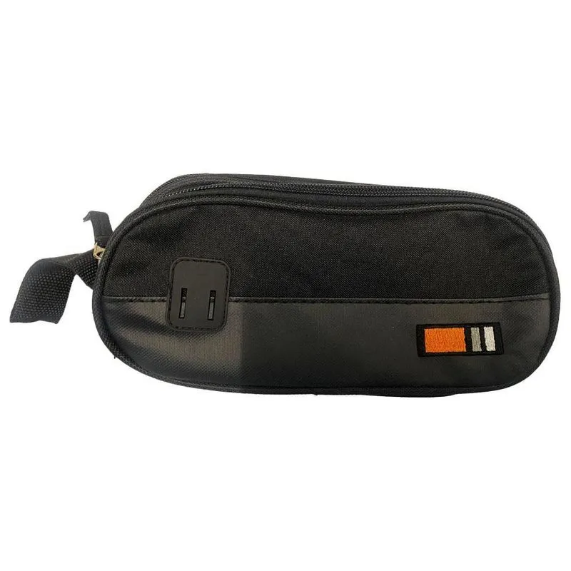 Estojo 2 Divisórias Sport Collection Authentic Preto Clio