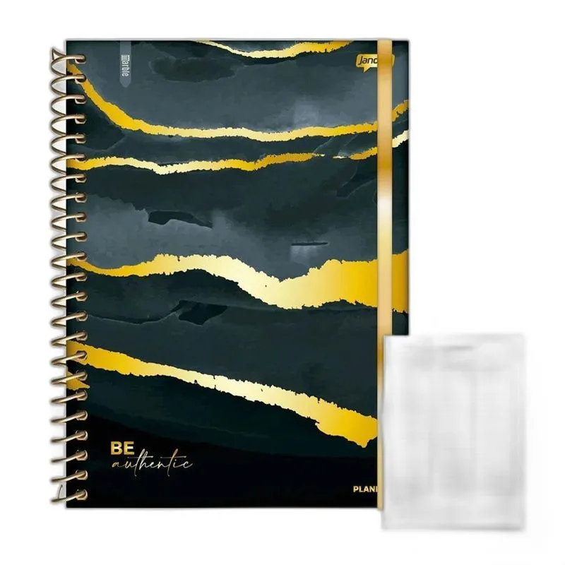Agenda Planner 2024 Marble 160pag Be Authentic Jandaia