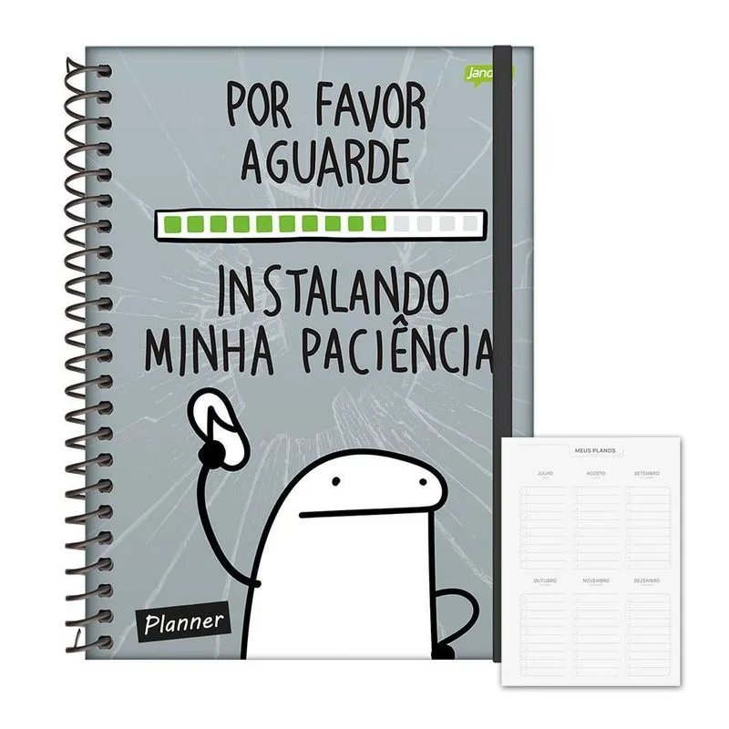 Agenda Planner Permanente 160 Pag. Flork Paciência Jandaia