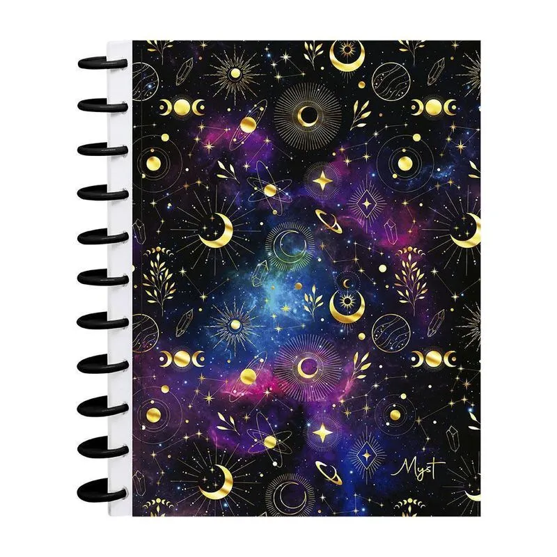 Caderno Kitdisc Univ 10 Matérias 160Fls Myst Galaxia Kit