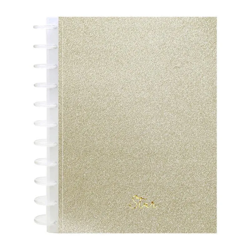 Caderno Universitário 160Fls Star Dourado 10 Matérias Kit
