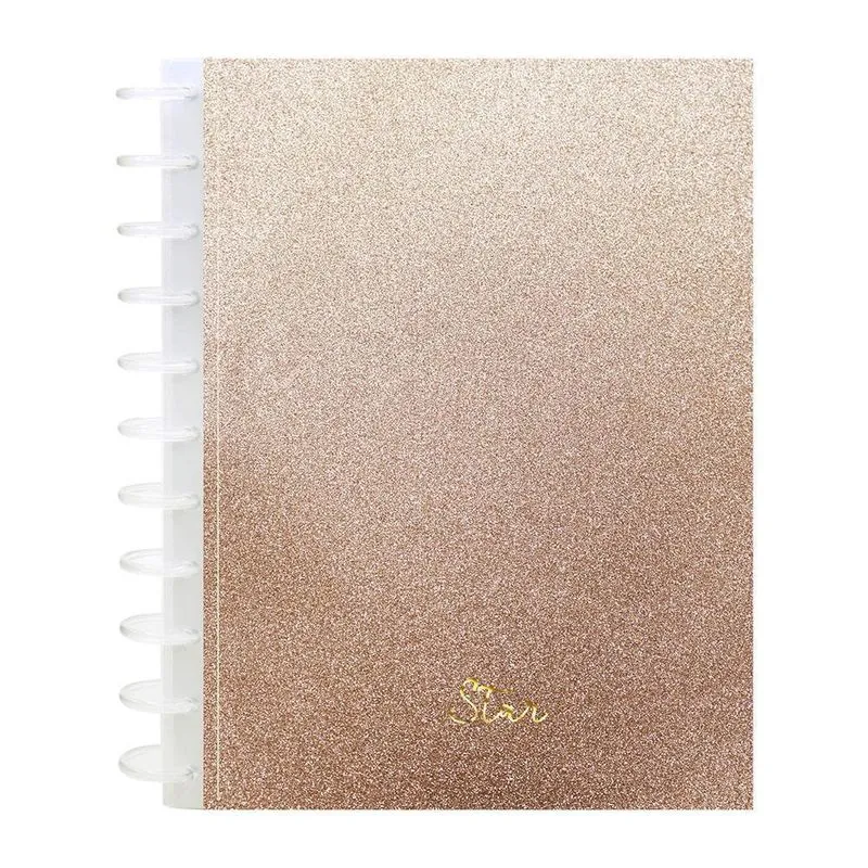 Caderno Kitdisc Univ 1 Matéria 80Fls Star Rosa Kit