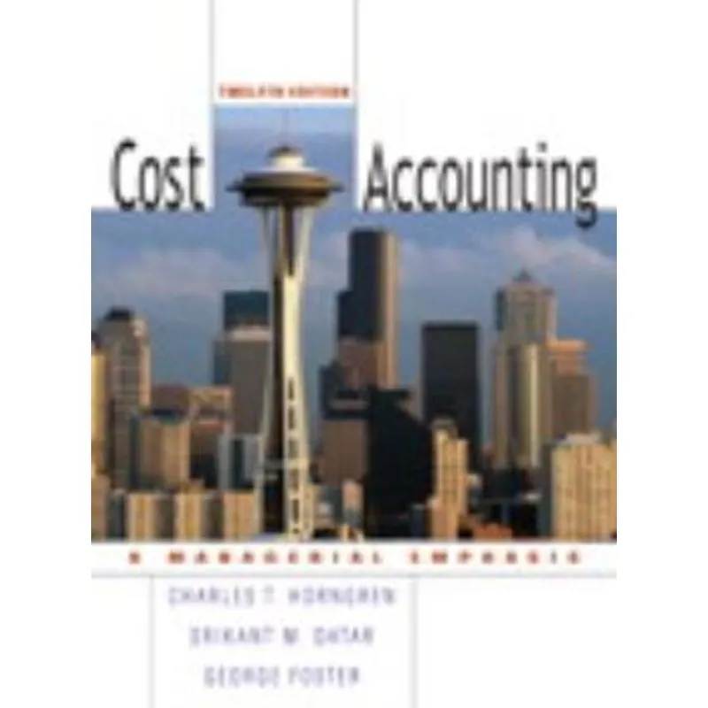 COST ACCOUTING - 12º ED