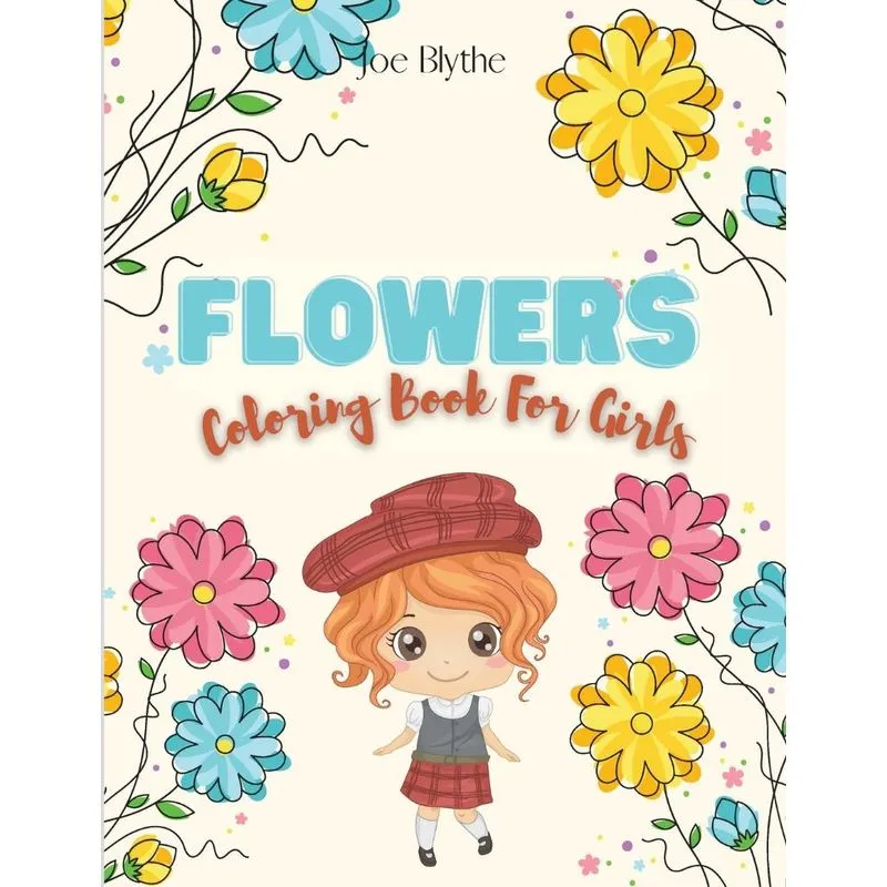 Flowers Coloring Book For Girls