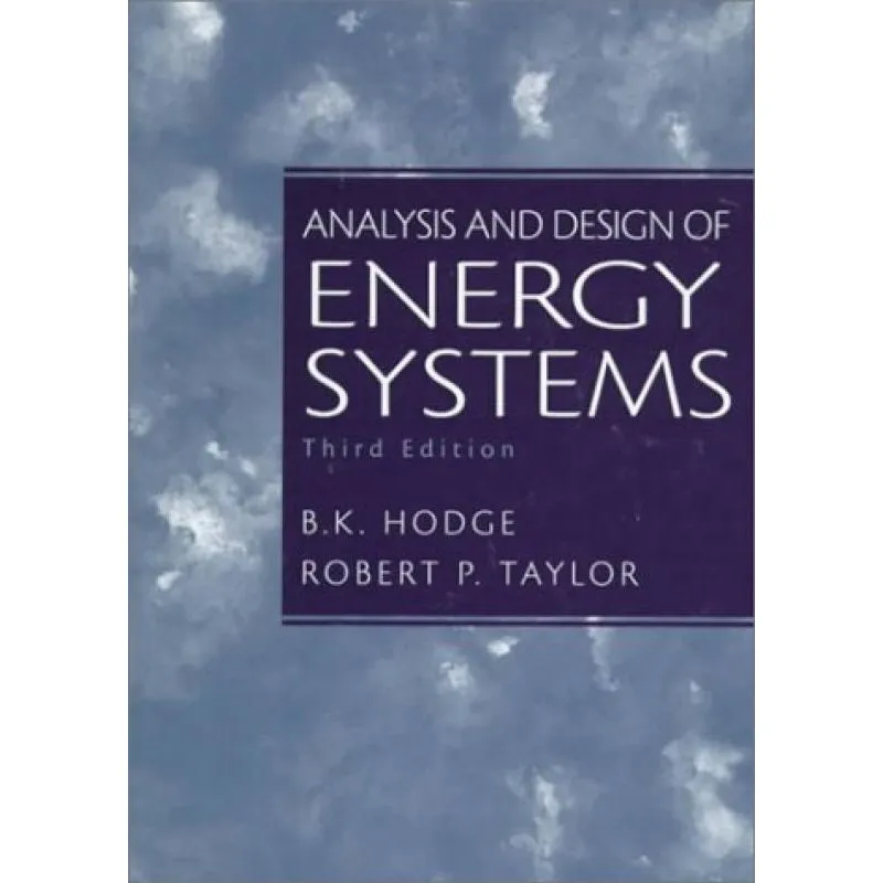 Analysis And Design Of Energy Systems