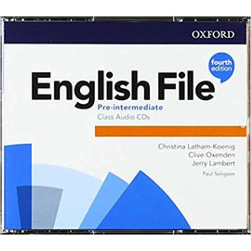 ENGLISH FILE PRE-INTERMEDIATE - CLASS AUDIO CDS (3) - FOURTH EDITION