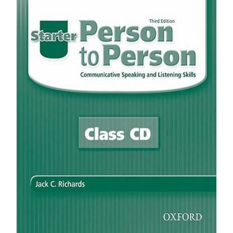 Person To Person - Starter - Class Audio Cds - 03 Ed