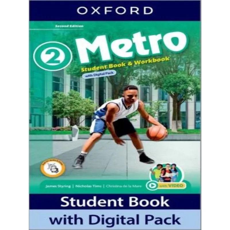 METRO 2 - STUDENT'S BOOK AND WORKBOOK WITH DIGITAL - SECOND EDITION