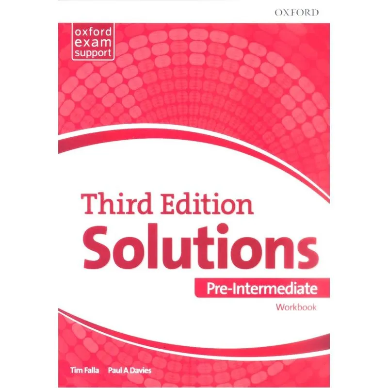 Solutions Pre-intermediate - Workbook - Third Edition - 3ª Ed.