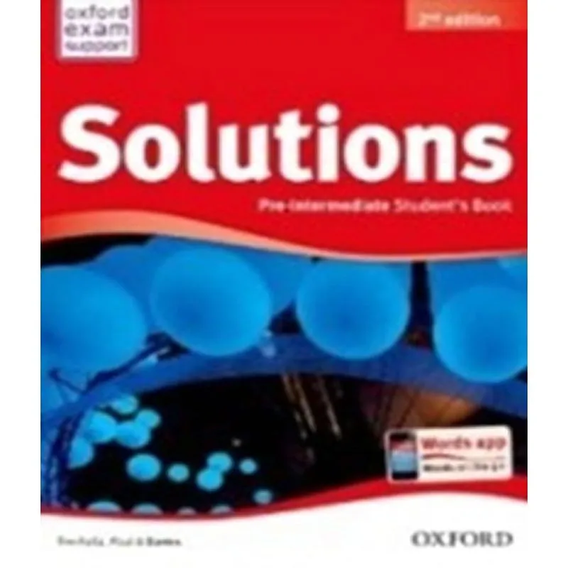 Solutions - Pre-intermediate - Students Book - 02 Ed