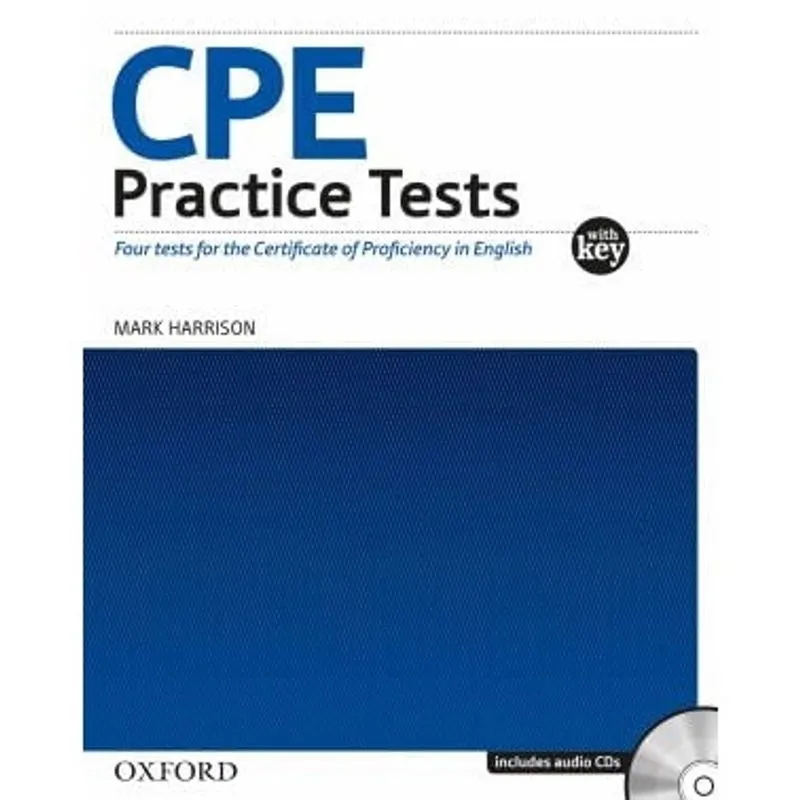 Cpe Practice Tests Whit Cd - Oxford