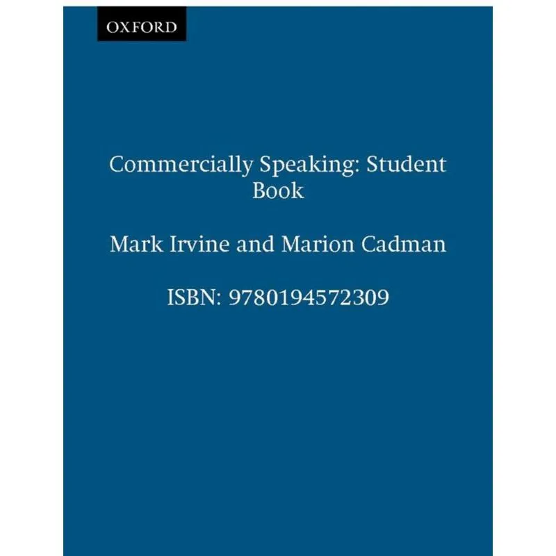 Commercially Speaking - Student`S Book