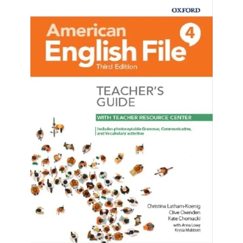 AMERICAN ENGLISH FILE 4 - TEACHER'S BOOK WITH RESOURCE CENTER - THIRD EDITION