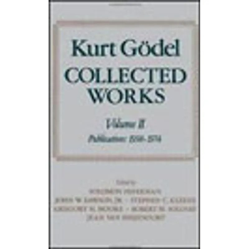 COLLECTED WORKS - VOL.2 - PUBLICATIONS 1938-1974