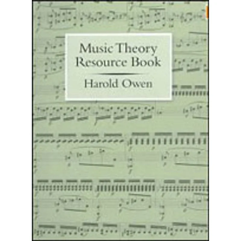MUSIC THEORY RESOURCE BOOK