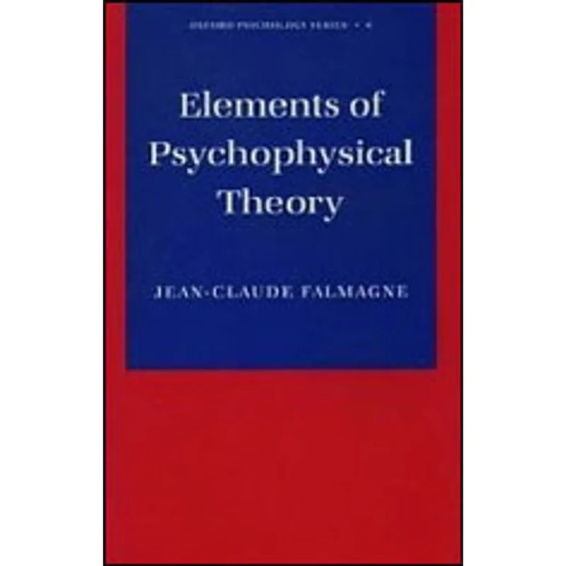 ELEMENTS OF PHYCHOPHYSICAL THEORY