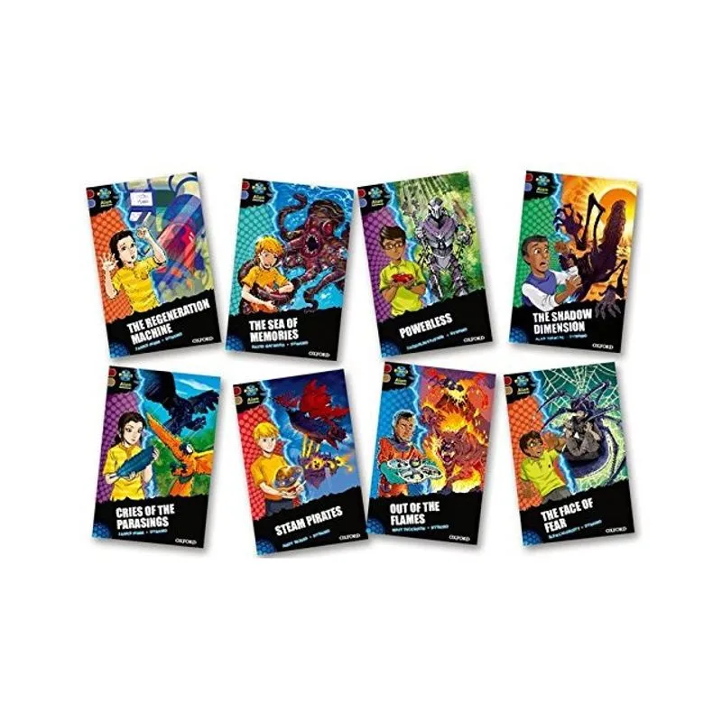 PROJECT X - ALIEN ADVENTURES - DARK RED - LEVELS 17-18 - MIXED PACK OF 8