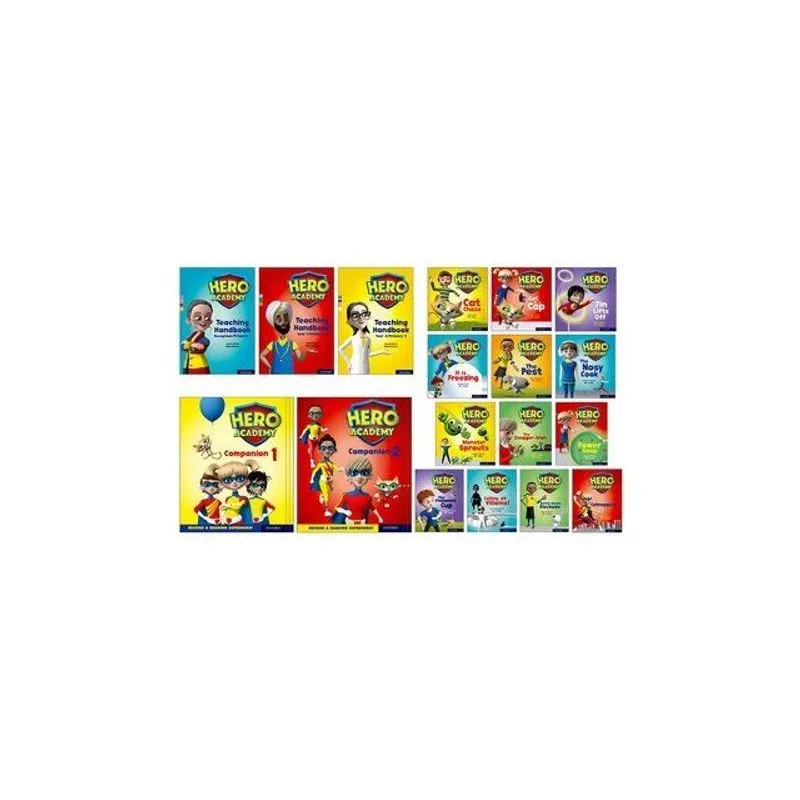 HERO ACADEMY - LILAC-LIME+ BOOK BANDS, OXFORD LEVELS 1-12 - SINGLES PACK