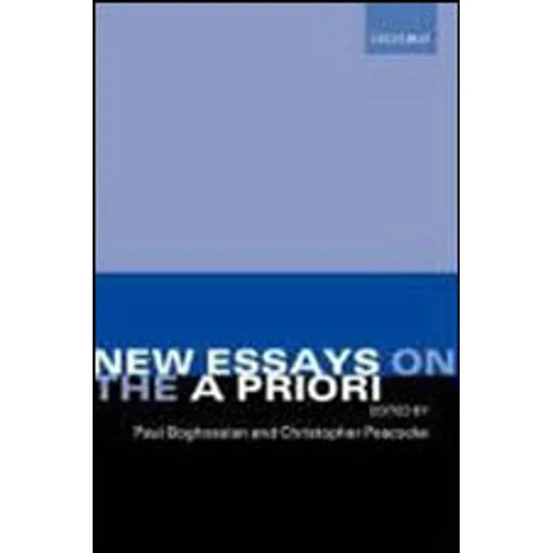 NEW ESSAYS ON THE A PRIORI