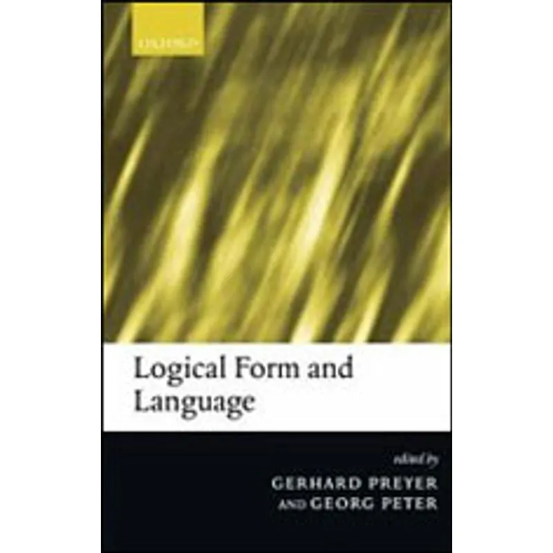 LOGICAL FORM AND LANGUAGE