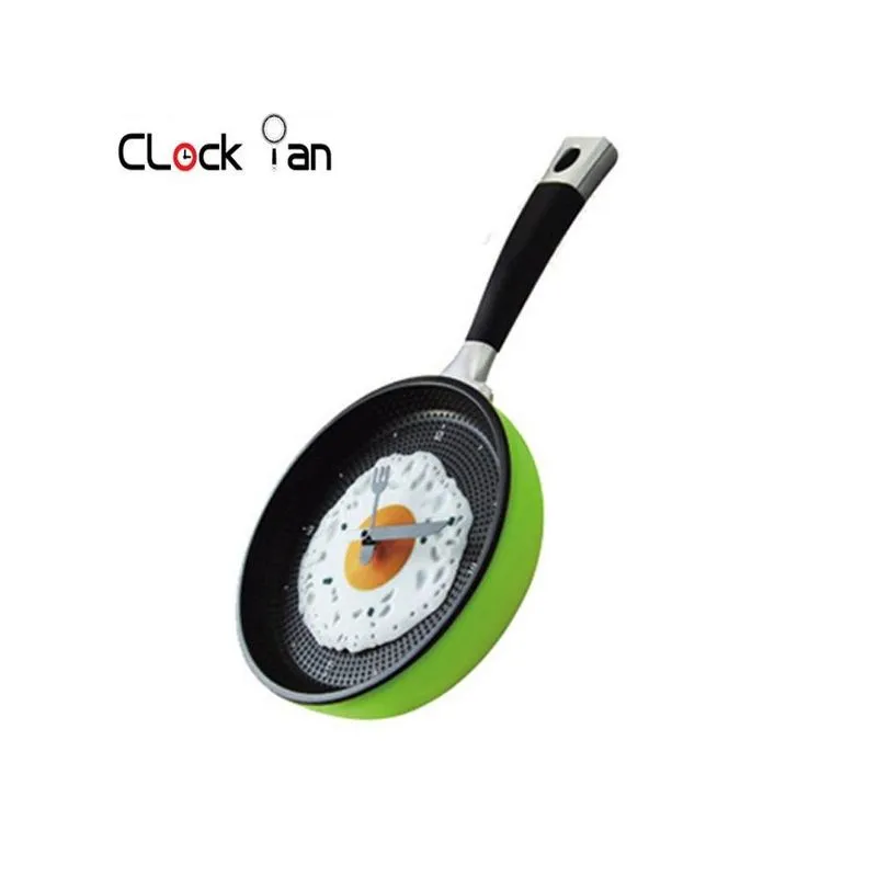 Relógio de Cozinha Omelette Pan Wall Clock®