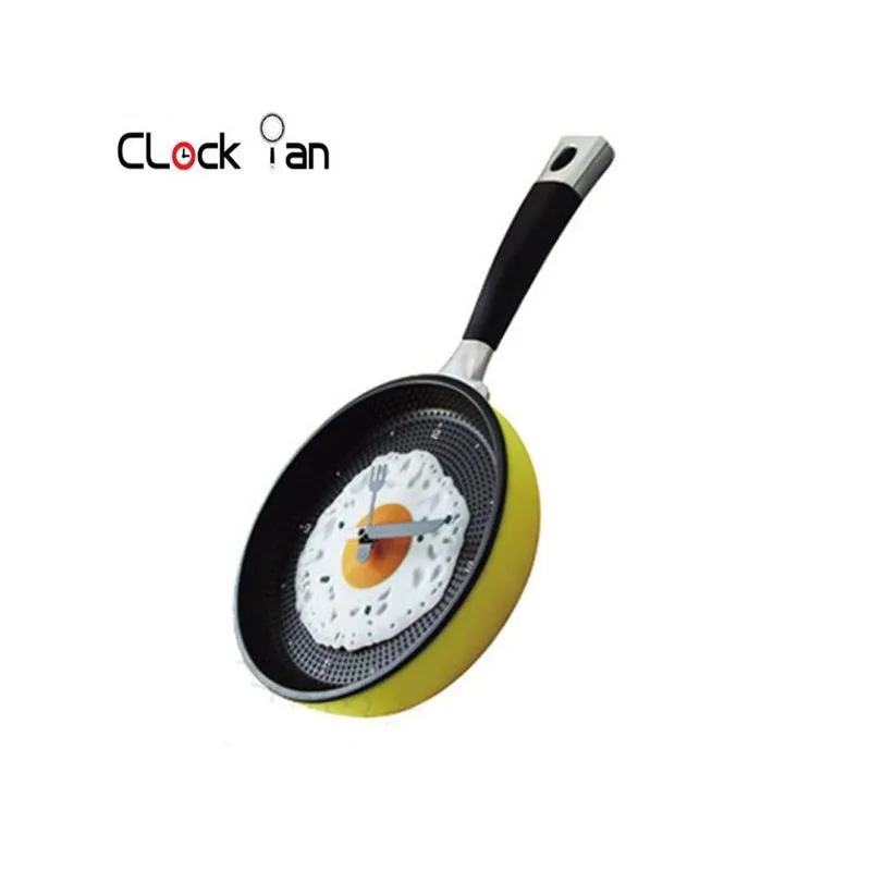 Relógio de Cozinha Omelette Pan Wall Clock®
