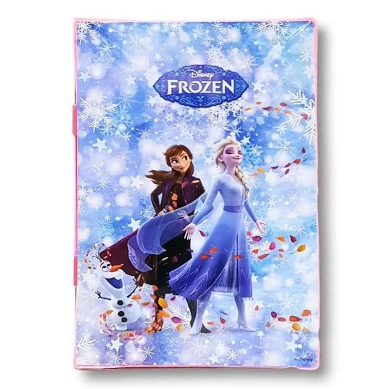 Estojo Maleta De Pintura Infantil Frozen Fz06 86 Peças Rosa - Tend Tudo