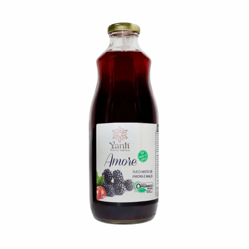 Suco De Amora Com Maçã Orgânico Yanti 1l