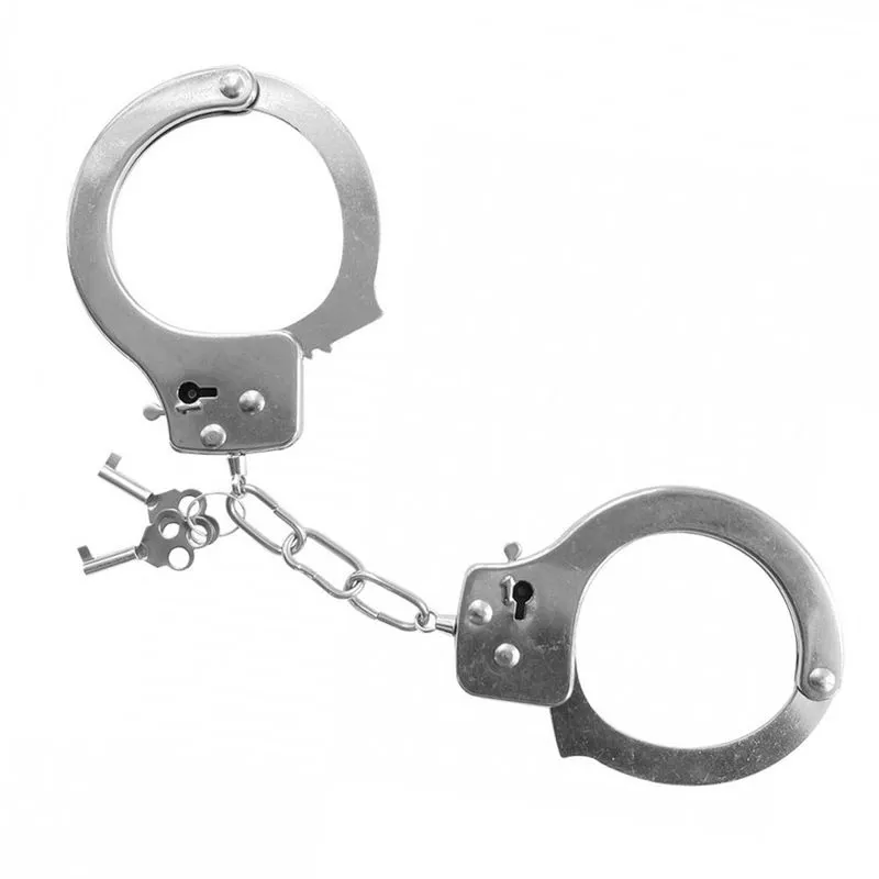 Algema de Metal Prata Hand Cuffs Vip Mix