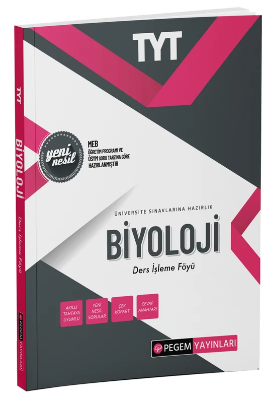 2022 TYT Biyoloji Ders İşleme Föyü | PEGEM AKADEMİ YAYINCILIK-SINAV KİTAPLARI (Ciltsiz)