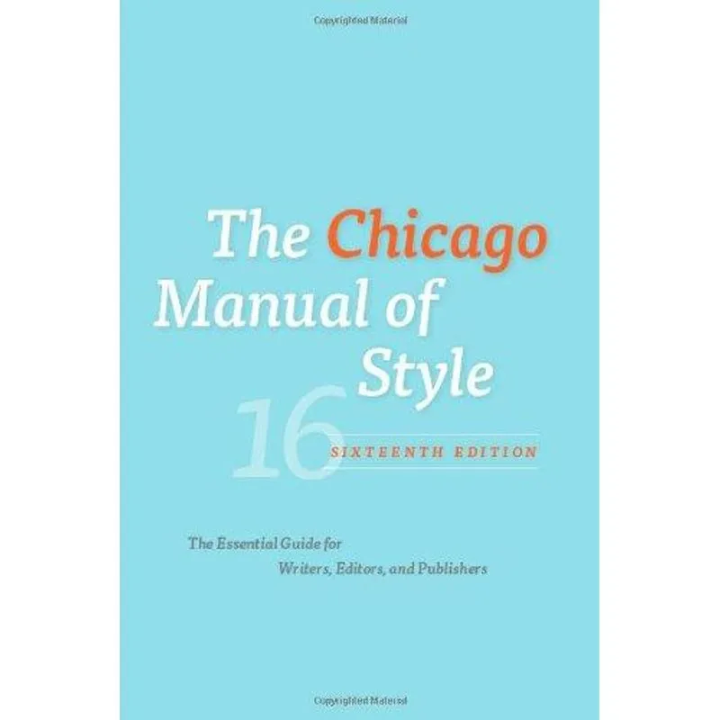 The Chicago Manual of Style