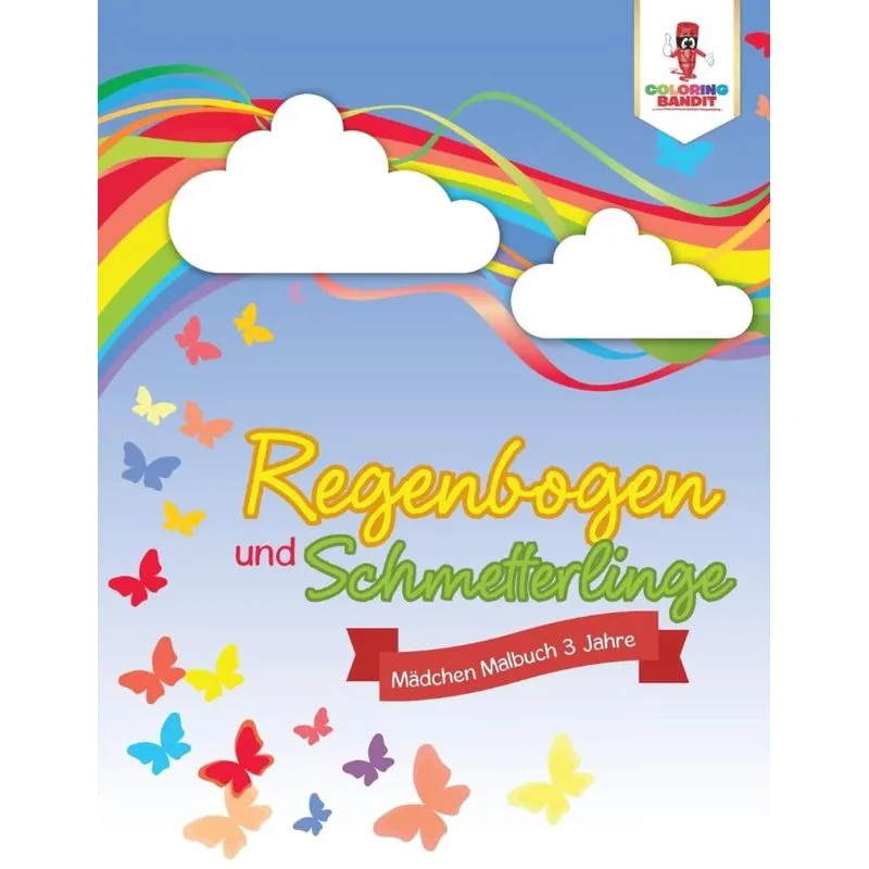 Regenbogen und Schmetterlinge