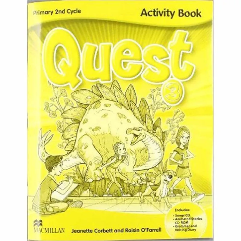 Quest Activity Book Pack W/CD-Rom/Audio cd Songs/Gr Diary-3