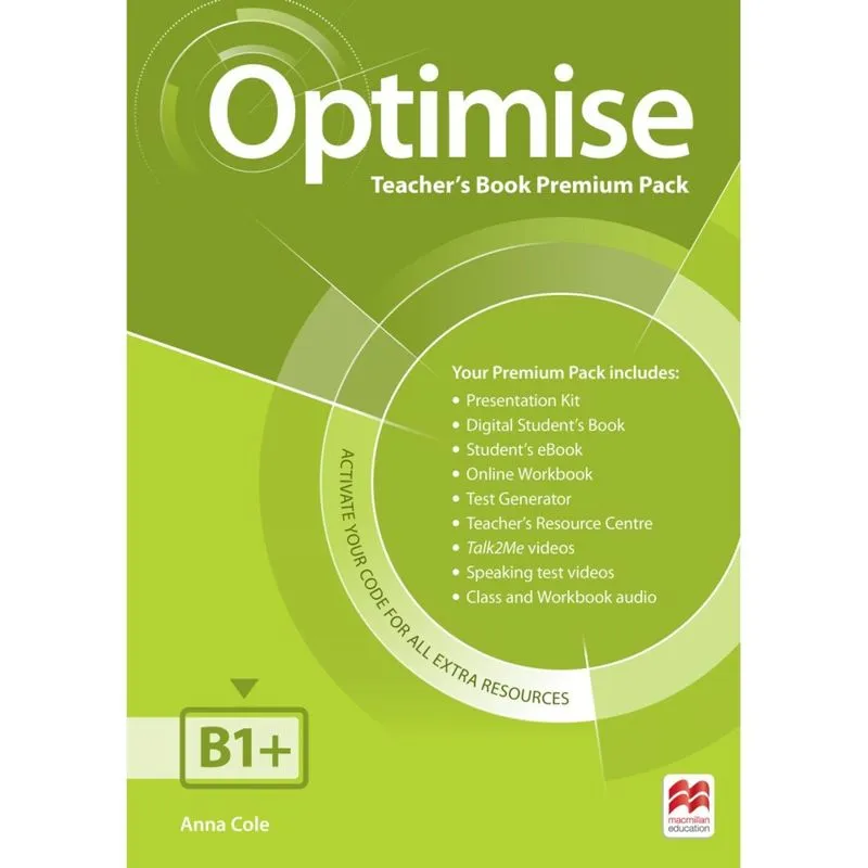 Optimise Teacher's Book Premium Pack B1+