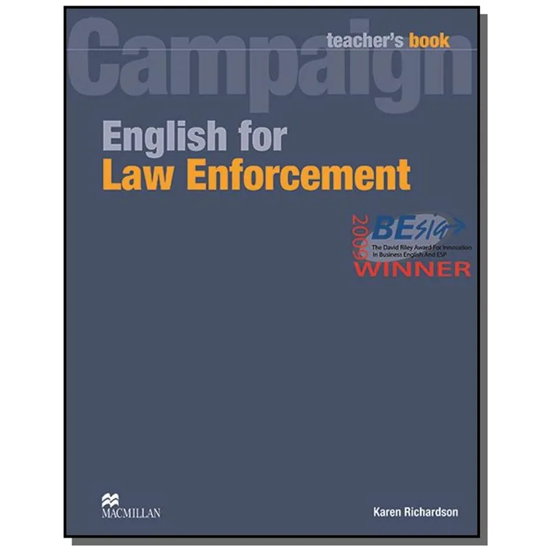 ENGLISH FOR LAW ENFORCEMENT - TB