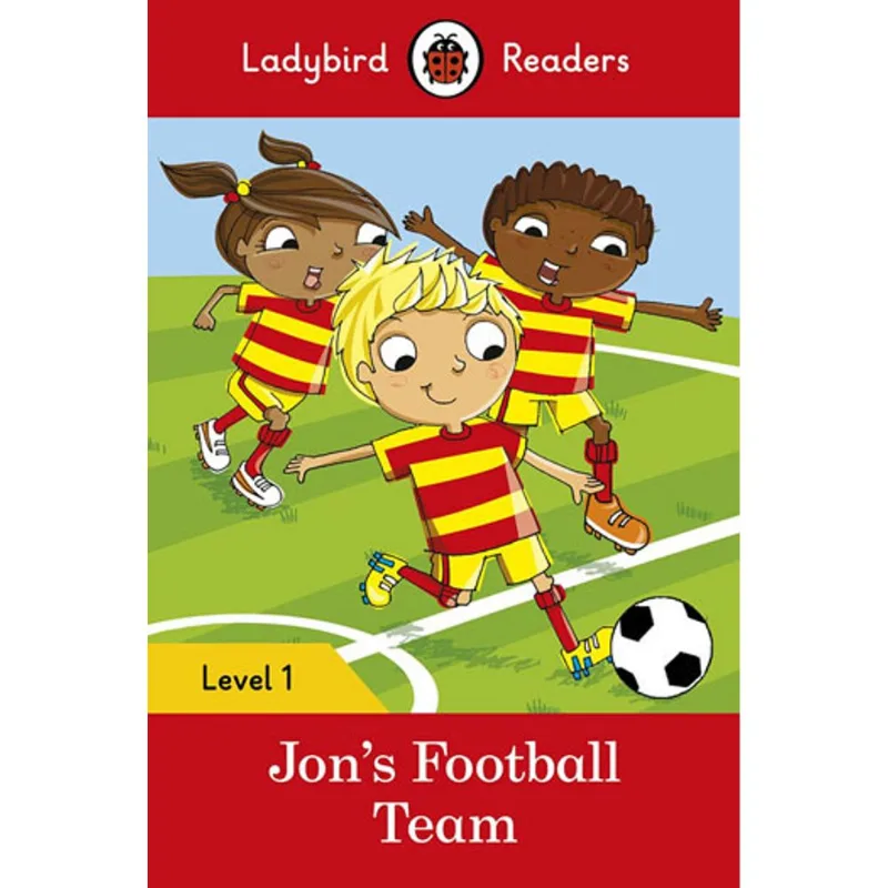 JON'S FOOTBALL TEAM - LADYBIRD READERS - LEVEL 1 - BOOK WITH DOWNLOADABLE AUDIO