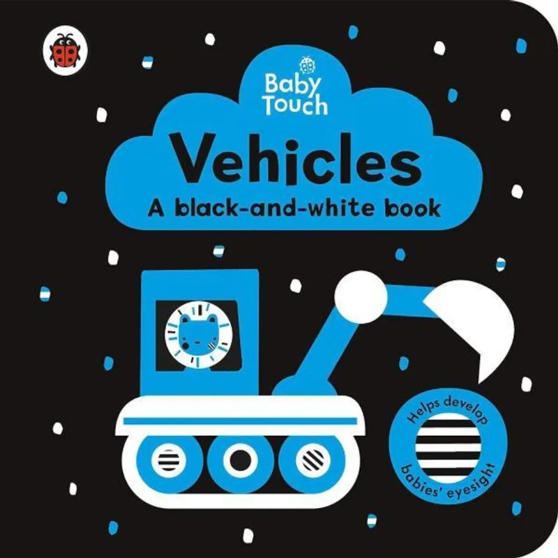 BABY TOUCH - VEHICLES - A BLACK-AND-WHITE BOOK