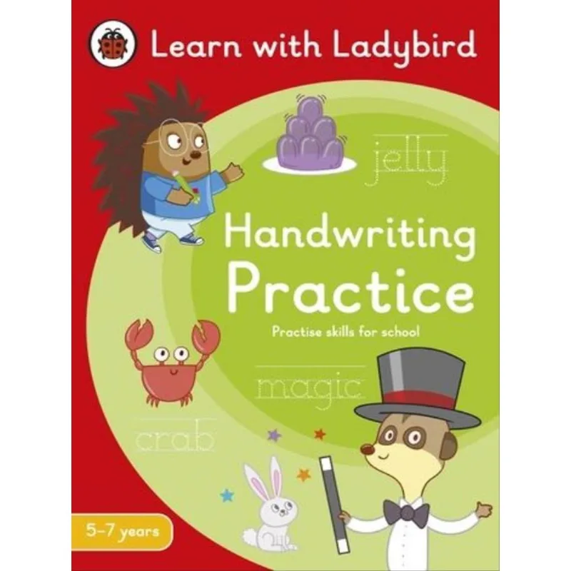 HANDWRITING PRACTICE - A LEARN WITH LADYBIRD ACTIVITY BOOK 5-7 YEARS