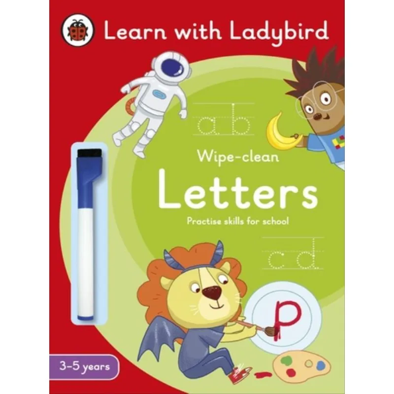 LETTERS - A LEARN WITH LADYBIRD WIPE-CLEAN ACTIVITY BOOK 3-5 YEARS