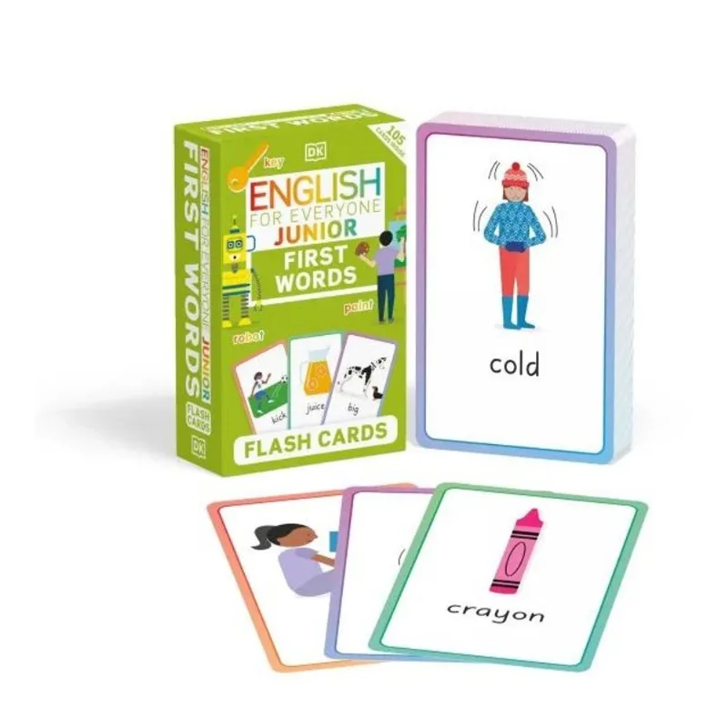 ENGLISH FOR EVERYONE JUNIOR FIRST WORDS FLASH CARDS